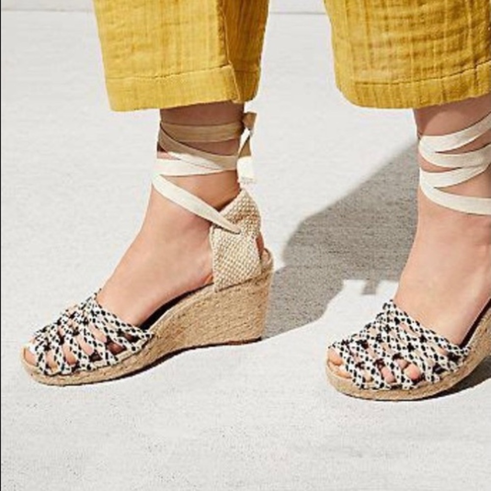 Free People Amalfi Coast Heeled Espadrille Sandals